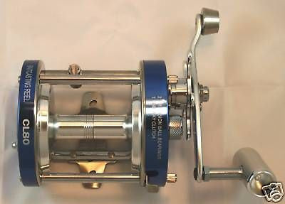 baitcast reel for trolling NEW 3BB Baitcast Reel CL80 Blue Fishing Casting Trolling