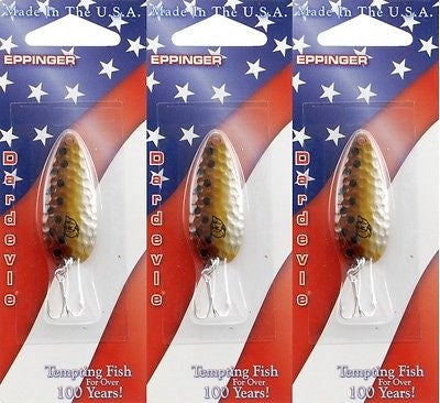 thumbnail image 2 of Vintage Eppinger Dardevle Midget Trout, 3/32oz Red Devle Fishing Spoon #19269 2 of 14