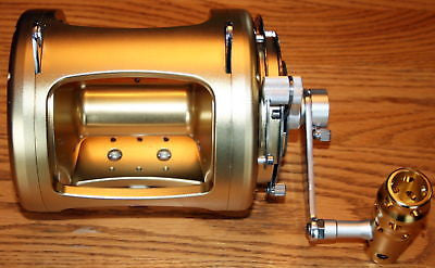 New 50W Big Game 2 Speed Saltwater GOLD 8BB Fishing Reel NIB New 50W Big Game 2 Speed Saltwater GOLD 8BB Fishing Reel NIB