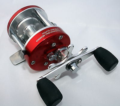 NEW CL25 Ice Fishing Baitcast Reel (Red) Aluminum Ming Yang Crappies W –