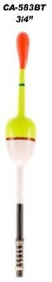 Carlisle Big Top Spring Fishing Float Balsa Wood Eight Bobbers 3/4" CA-583BT