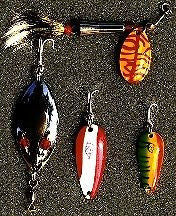 Four Eppinger Lures Combo Fishing Kids Kit 1-4257, 1-1358, 1-8322, 1-816