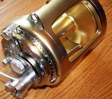 New 50W Big Game 2 Speed Saltwater GOLD 8BB Fishing Reel NIB