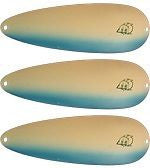 Eppinger 3 Dardevle IMP Klicker Glow Blue Spoons 2/5oz 2 1/4 x 7/8" 28