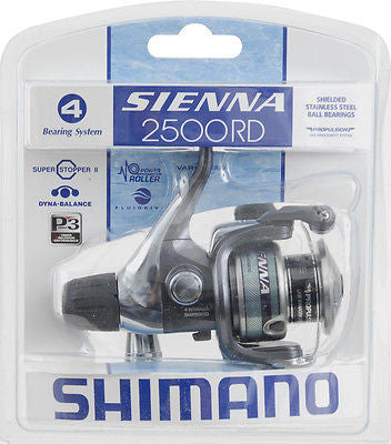 shimano sienna 2500 anti reverse Shimano Sienna 2500 Rear Drag Clam Freshwater Spinning Fishing Reel SN2500RDC