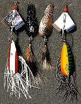 Four Eppinger Lures Combo Fishing Bass Kit 1-249, 1-221, 1-1676, 1-1677