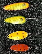 Four Eppinger Lures Fishing Salmon & Steelhead Kit 1-5350 1-5428 1-1272 1-7473H