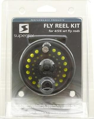 argus fly reel Superfly Fly Reel Kit with Line, 4/5/6,