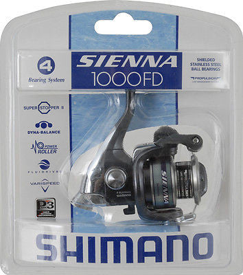 Shimano Sienna 1000 Front Drag Clam Freshwater Spinning Fishing Reel S –