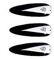 Eppinger 3 Dardevle IMP Klicker Black/White Chunk Spoons 2/5 oz 2 1/4" x 7/8" 28