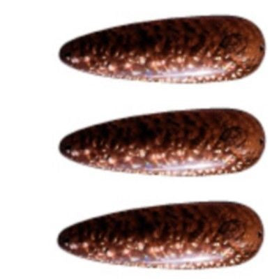 Three Eppinger Dardevle IMP Copper Crystal Fishing Spoon 1/4 oz 2 1/4" 2T-6