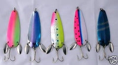 5 Fishing Spoons 3 3/4 Inch Lures Pike Muskie Cat 1 oz – BHTackle