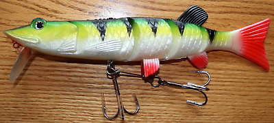 BHtackle 3 New 7 INCH Musky Muskie Lures CRANKBAIT Rattle Catfish Northern  Pike Yellow