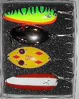 Eppinger Four Different Lure Combo Fishing Pike Kit 1-16 1-58 1-8817 1-8822