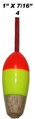 Carlisle Size 4 Bright Painted Wood Floats Includes Three Floats CA-MB4-3PK