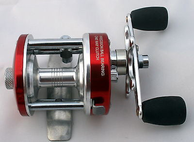 NEW CL25 Ice Fishing Baitcast Reel (Red) Aluminum Ming Yang Crappies Walleye