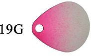 Stopper Walleye Fishing Glow Blade Rig Pink (Includes 1 Rig) CHGR1PK19-4