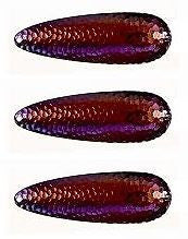 Eppinger 3 Dardevle IMP Klicker Hammered Red/Purple Spoons 2/5oz 2 1/4 x 7/8" 28