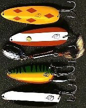 Five Eppinger Lure Combo Fishing Pike Kit 1-02 1-17 1-5016 1-2758 1-4462