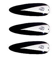 Three Eppinger Troll Devle Black/White Chunk Fishing Spoons 1 1/2 oz 4 1/2" 63-1