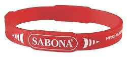 New Sabona of London Pro Magnetic Sport Wristband 161 - Red Silicone