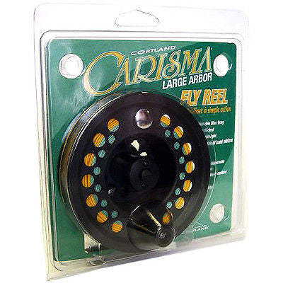 Cortland Carisma Fly Fishing Reel 5/6 Clam All Graphite L or R Handed 599642