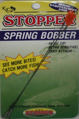 K&E Stopper Spring Wire Bobber 4" Plastic Tips (Includes 2 Bobbers) SB63-2PK