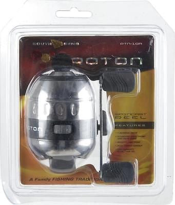 South Bend Proton Size 10 Spincast Fishing Reel Clam Pk Stainless Steel PTN-10A