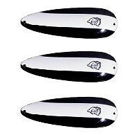 Eppinger 3 Rok't IMP Black & White Stripe Fishing Spoons 3/4 oz 2 1/4 x 7/8" 12