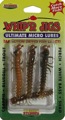K&E Stopper Three Pre-rigged Water Bugs Two Spare Bodies Assort Colors WSBW-AST