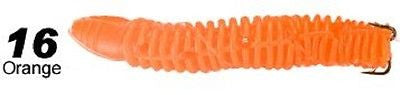 Stopper Catfish Bait Worms Orange Twelve Per Pack Fishing Lures CBW2PK-16