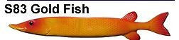 Bear Creek 10" Pike Spearing Decoy Gold Fish (Includes 1 Decoy) S83
