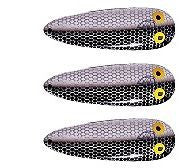 Three Eppinger Dardevle Shad (Alewife) Fishing Spoon Lures 1 oz 3 5/8" 0-47