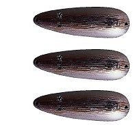 Three Eppinger Dardevlet Mouse/Gray Eyes Fishing Spoon Lures 3/4 oz 2 7/8" 1-49