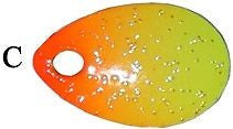 Stopper Walleye Fishing Minnow Rig Orange/Chartreuse (Includes 1 Rig) 1HC1PK-4