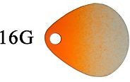 Stopper Walleye Fishing Glow Blade Rig Orange (Includes 1 Rig) CHGR1PK16-4